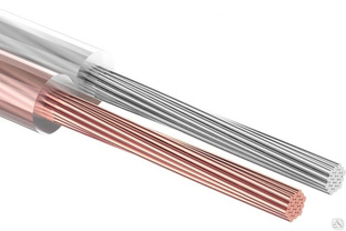 Акустический кабель 2х1,00 кв.мм, прозрачный SILICON, бухта 100 м 01-6305 REXANT #1