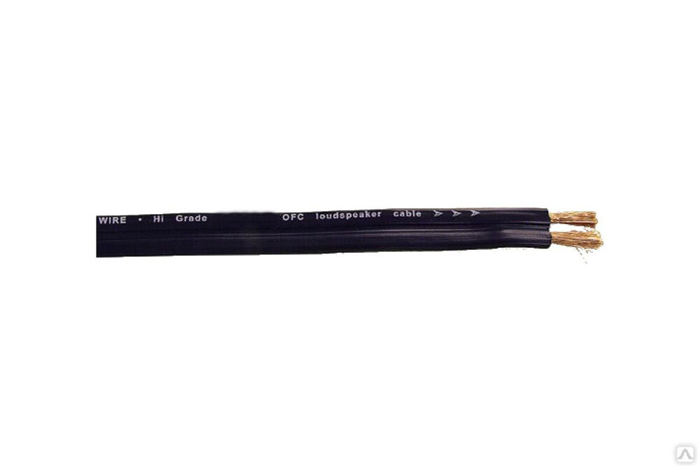 Акустический кабель 2х1,5 мм2 16Ga, плоский, черный Belsis BW7001
