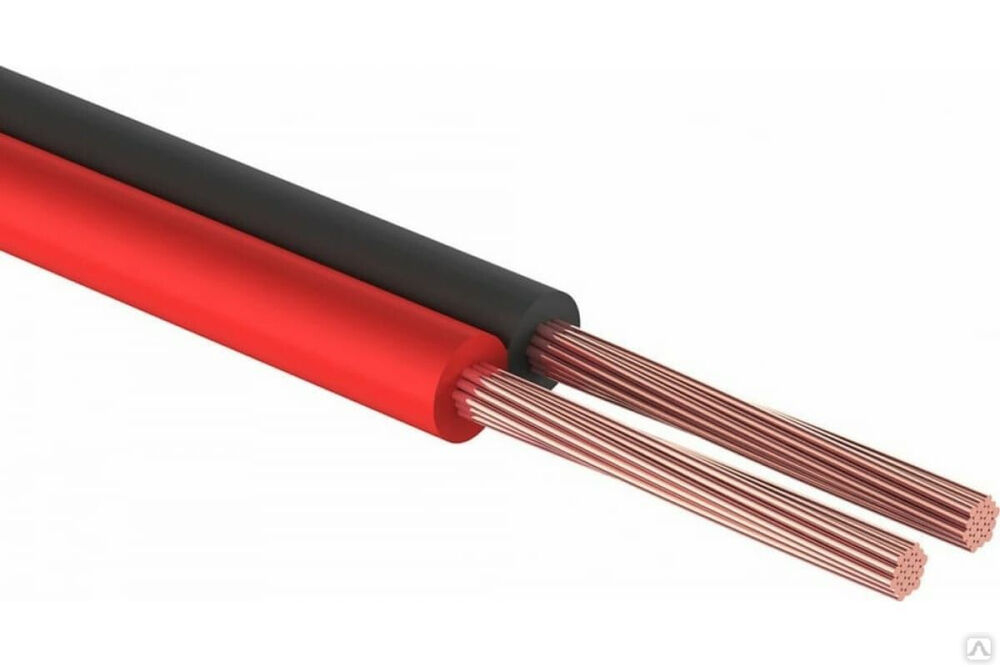 Акустический кабель Pro Legend 2 x 2.50 мм2 омедненный красно-черный 100 м PL3107
