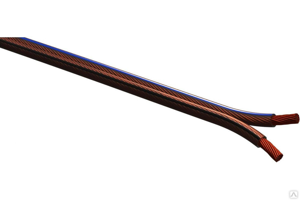 Акустический кабель ЭРА A-150-S 2х1,5 мм2, прозрачный, 100 м, 8/144 Б0048274