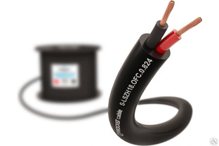 Спикерный кабель PROCAST cable S-LSZH 18.OFC.0,824.10, 18AWG 2x0,824mm2, красно-черный, 10 м НФ-00001808 #1