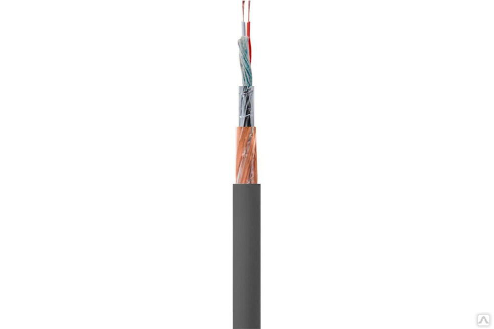 Микрофонный кабель, 2-жилы d=6мм (1.13 mm2), серый, 100 м Belsis BW7824