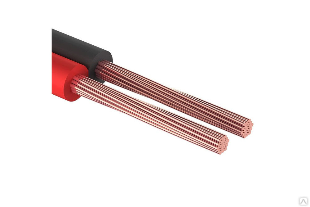 Акустический кабель ШВПМ 2х0,75 кв.мм, красно-черный, бухта 100 м 01-6104-3 REXANT Rexant International