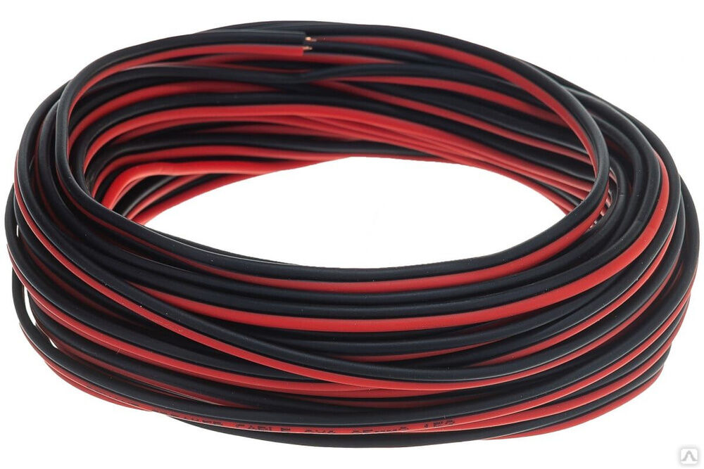 Акустический кабель 2х0,25 кв.мм красно-черный м. бухта 10 м 01-6101-3-10 REXANT Rexant International