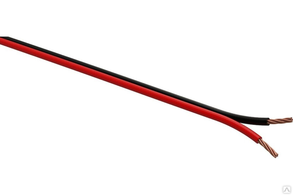 Акустический кабель ЭРА A-35-RB 2х0,35 мм2, красно-черный, 100 м, 12/432 Б0048263