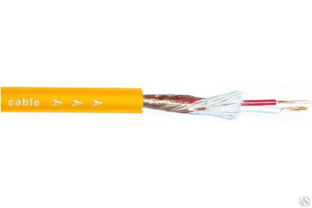 Микрофонный кабель Belsis 2 жилы d=6мм (1.13mm2) желтый 100 м BW7823 