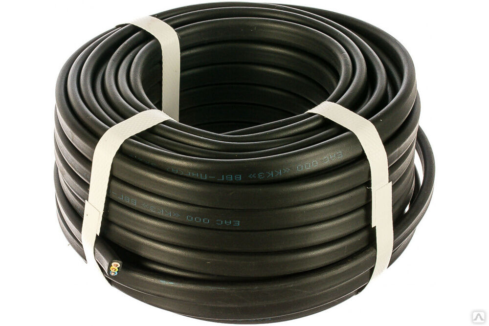Силовой медный кабель ВВГ-ПнгА 3x2,5кв.мм 20 м ГОСТ 31996-2012, ТУ 16-705.499-2010 01-8212-20 REXANT