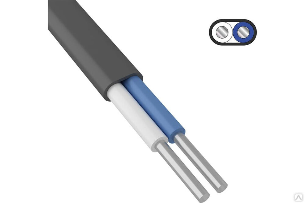 Алюминиевый кабель АВВГ-П 2x4,0 кв.мм 200 м ГОСТ 01-8751 ККЗ ООО Калужский кабельный завод