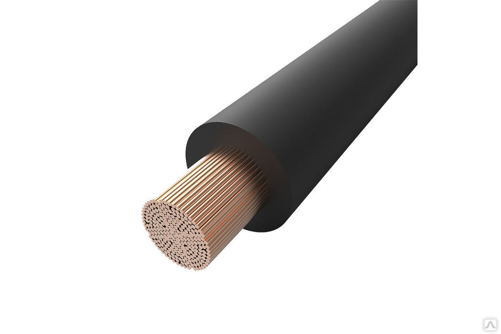 Гибкий сварочный кабель КГтп-ХЛ 1х10 кв.мм, 5 метров 01-8410-5 REXANT