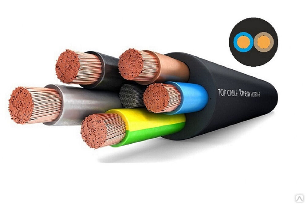 Силовой гибкий кабель H07RN-F 2x2,5 Top Cable XTREM 10 метров арт.3002002М