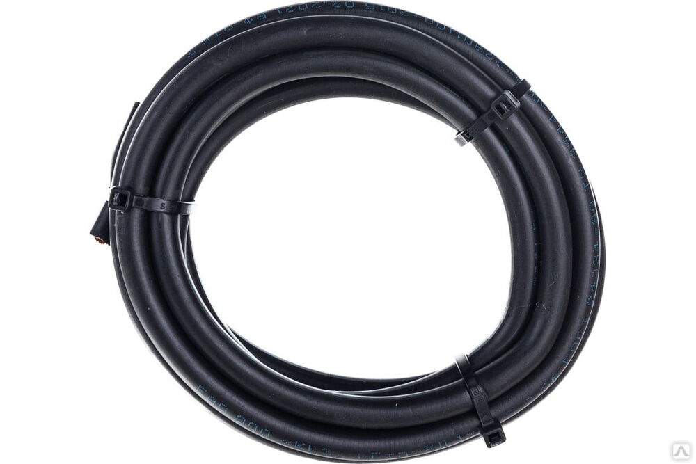 Гибкий сварочный кабель КГтп-ХЛ 1х10 кв.мм, 3 метра 01-8410-3 REXANT Rexant International