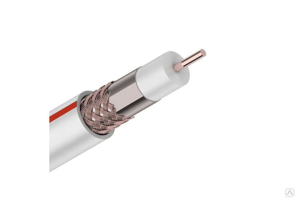 Коаксиальный кабель CADENA RG-6SAT-Optima premium белый MP RG-6SAT-OptredMP Cadena