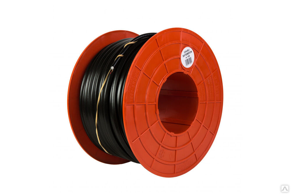 Коаксиальный кабель CAVEL SAT50MDF2N 100 м, 1,0 мм Cu, CuSn 37%, 9,8 х 11,5 мм PVC, комбинированный, C00003719
