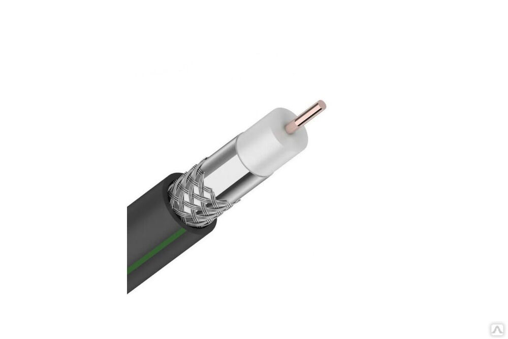 Коаксиальный кабель CADENA RG6 для подключения цифрового телевидения, RG-Black-15m Cadena