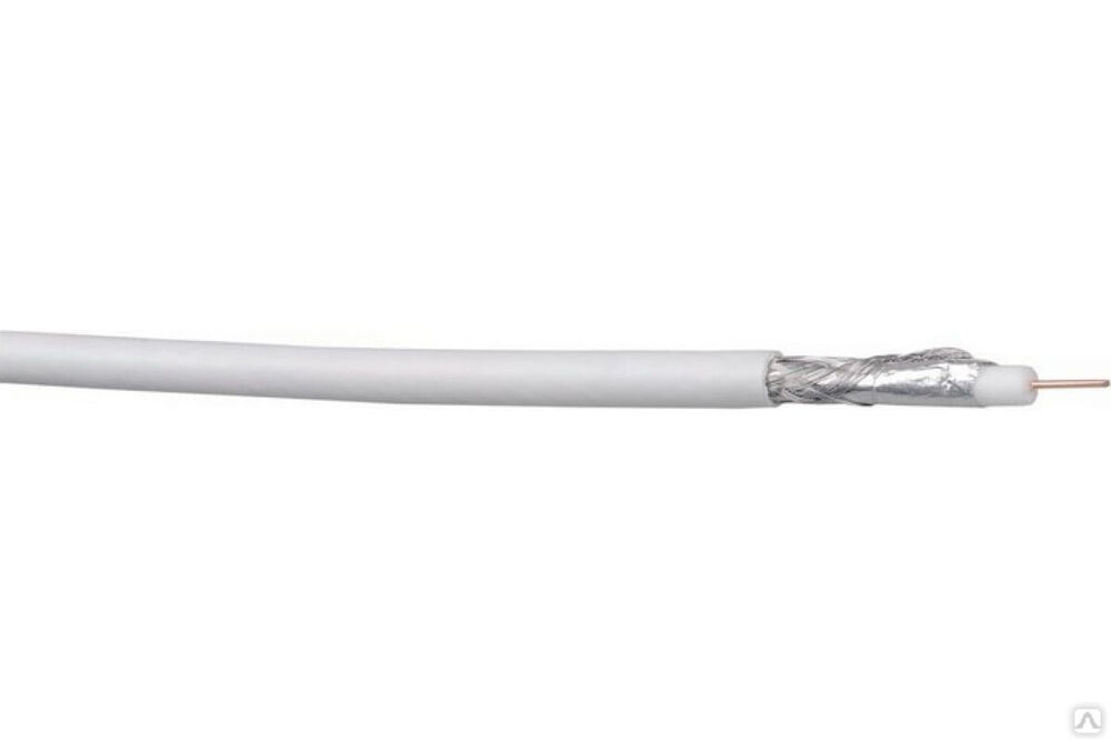Коаксиальный кабель ITK RG6, 75 Ом, FPE, ПВХ, белый 305 м CC1-R6F1-111 IEK