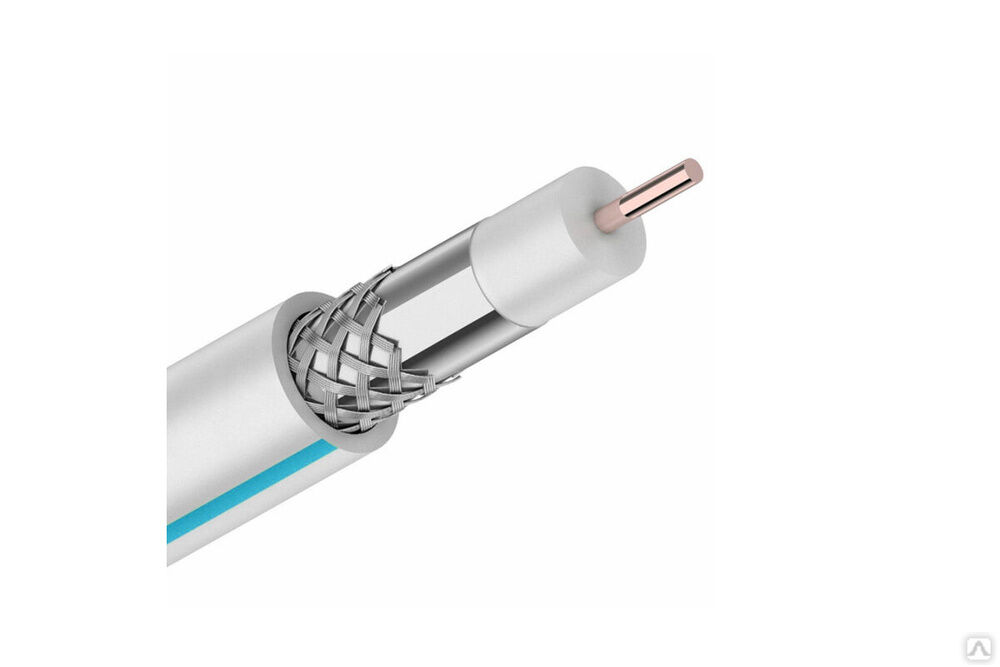 Коаксиальный кабель CADENA RG-6SAT-Optima standard белый MP RG-6SAT-OptblueMP Cadena