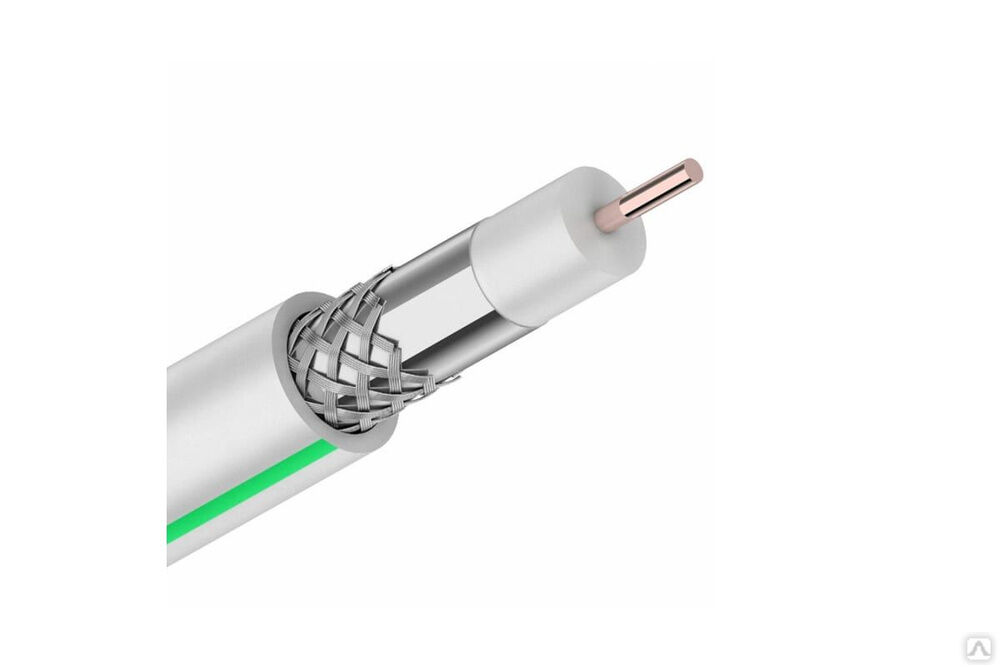 Коаксиальный кабель CADENA RG-6SAT-Optima высокого качества белый MP RG6SAT-Optima-CADWMP