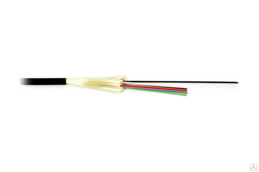 Волоконно-оптический кабель Hyperline FO-DT-IN/OUT-62-4-LSZH-BK 62.5/125 (OM1) многомодовый 19519