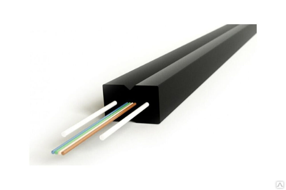 Волоконно-оптический кабель Hyperline FO-FTTH-IN-9S-4-LSZH-BK 9/125 (SMF-28 Ultra) одномодо 358923