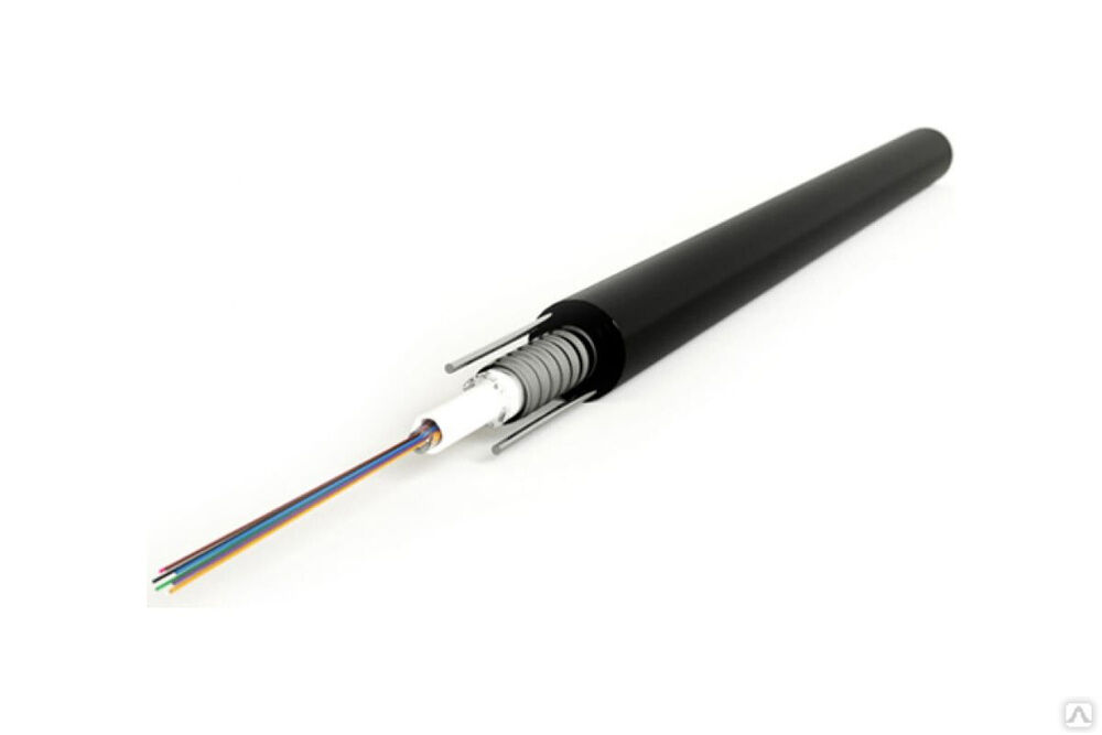 Волоконно-оптический кабель Hyperline FO-SRA-OUT-9S-8-PE-BK 9/125 (SMF-28 Ultra) одномодовый 397675