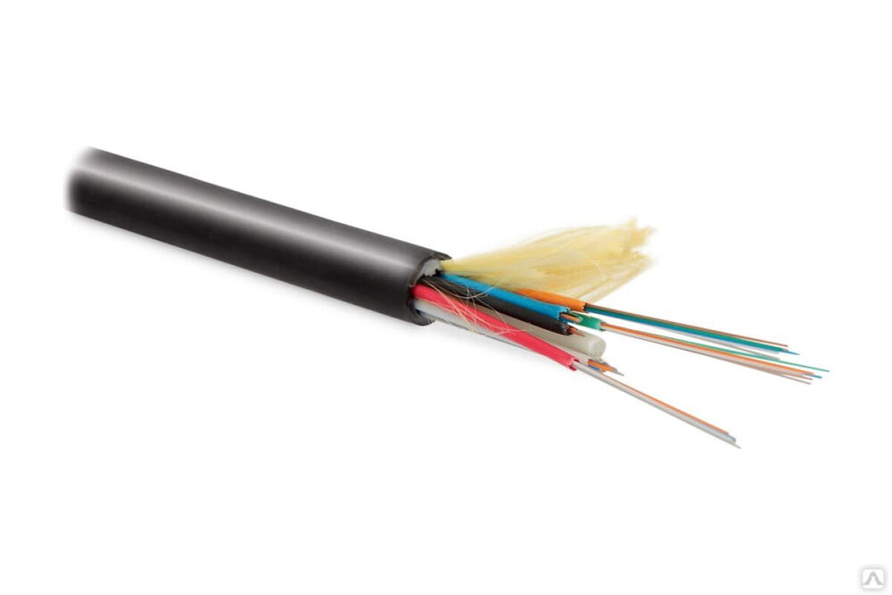 Волоконно-оптический кабель Hyperline FO-MB-IN/OUT-503-16-LSZH-BK 50/125 (OM3) многомодовый 53495