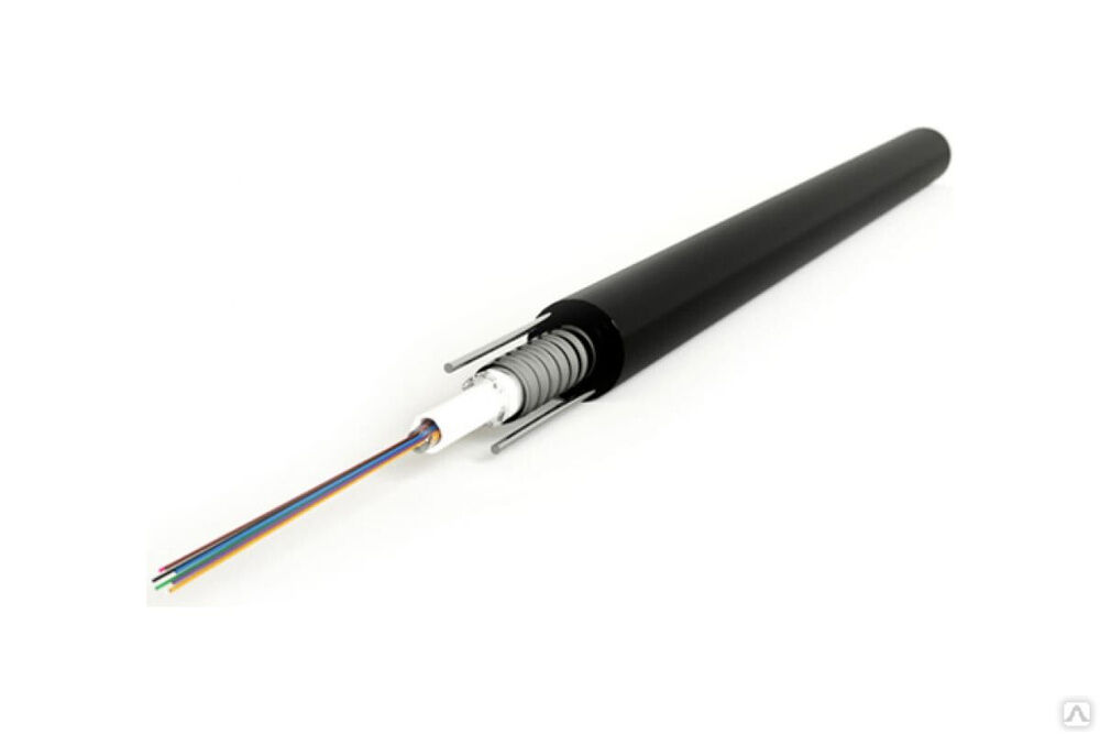 Волоконно-оптический кабель Hyperline FO-SRA-OUT-50-4-PE-BK 50/125 (OM2) многомодовый, 4 во 361240
