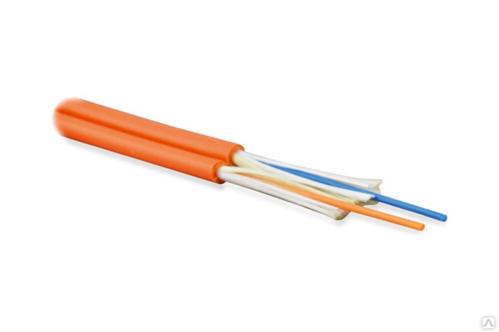 Волоконно-оптический кабель Hyperline FO-D3-IN-50-2-LSZH-OR 50/125 (OM2) многомодовый, 2 вол 222535