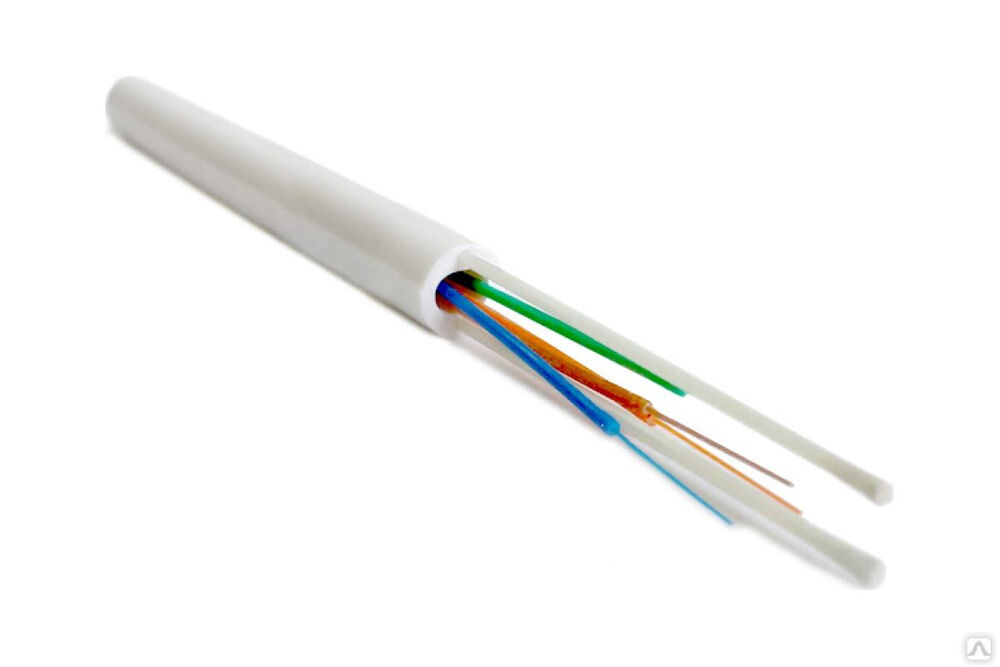 Волоконно-оптический кабель Hyperline FO-DPE-IN-9S-4-LSZH-WH 9/125 (SMF-28 Ultra) одномодовый 363776