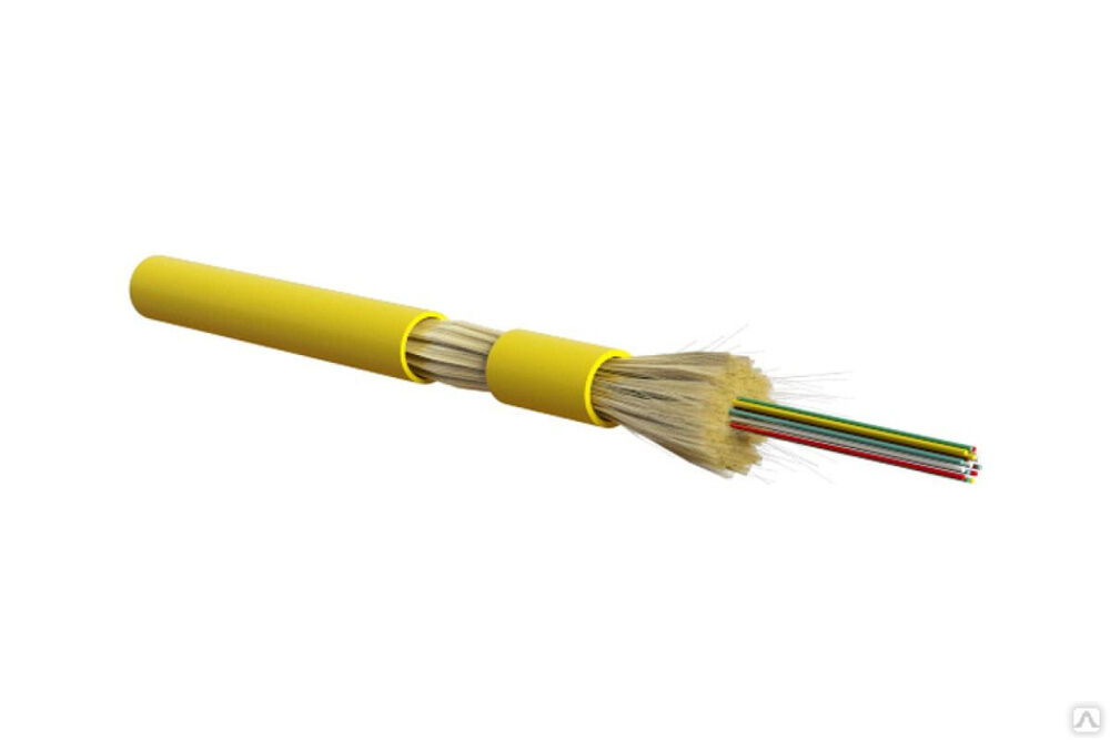 Волоконно-оптический кабель Hyperline FO-MC3-IN-9S-12-LSZH-YL 9/125 (SMF-28 Ultra) одномодо 390898