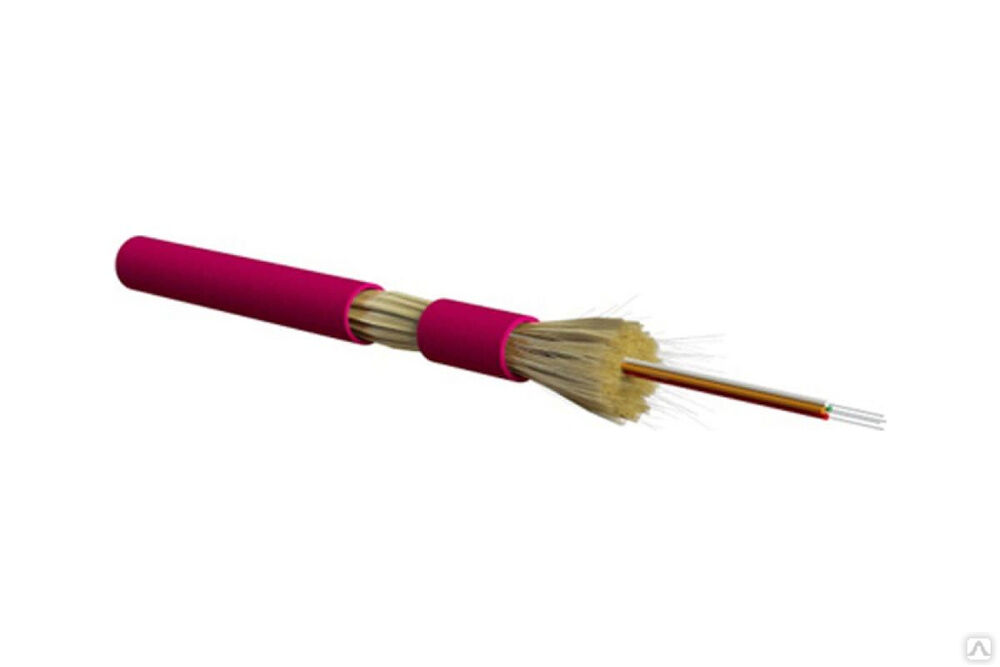 Волоконно-оптический кабель Hyperline FO-DT-IN-504-4-LSZH-MG 50/125 (OM4) многомодовый, 4 вол 390745