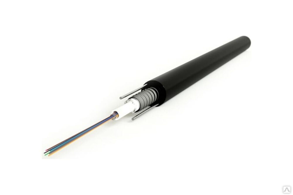 Волоконно-оптический кабель Hyperline FO-SRA-OUT-503-8-PE-BK 50/125 (OM3) многомодовый, 8 вол 424377