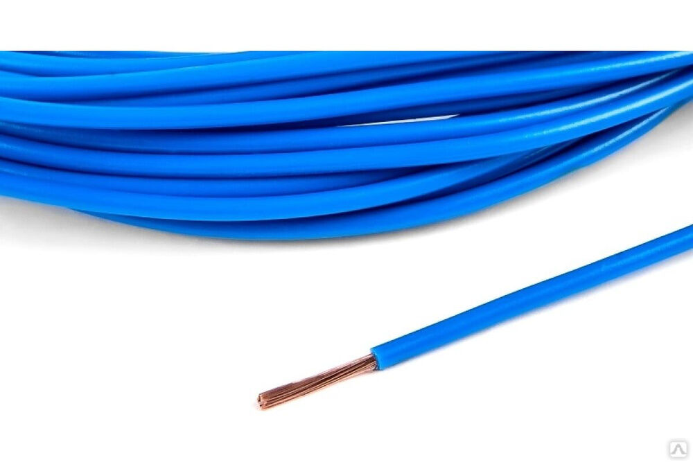 Провод ПВАМ CARGEN голубой, 1.5 кв.мм, 100 м, бухта AX3541004