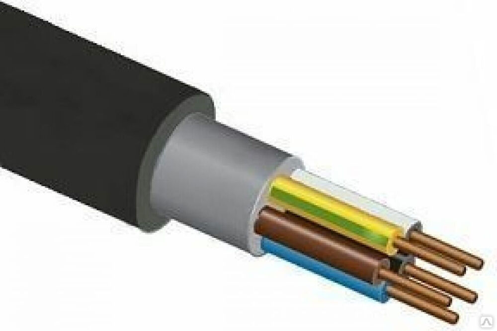 Плоский кабель твердый, негорючий, не содержит галогенов ППГ-п-нгА-HF 3x2,5 4630017845903 ЭлПроКабель Элпрокабель