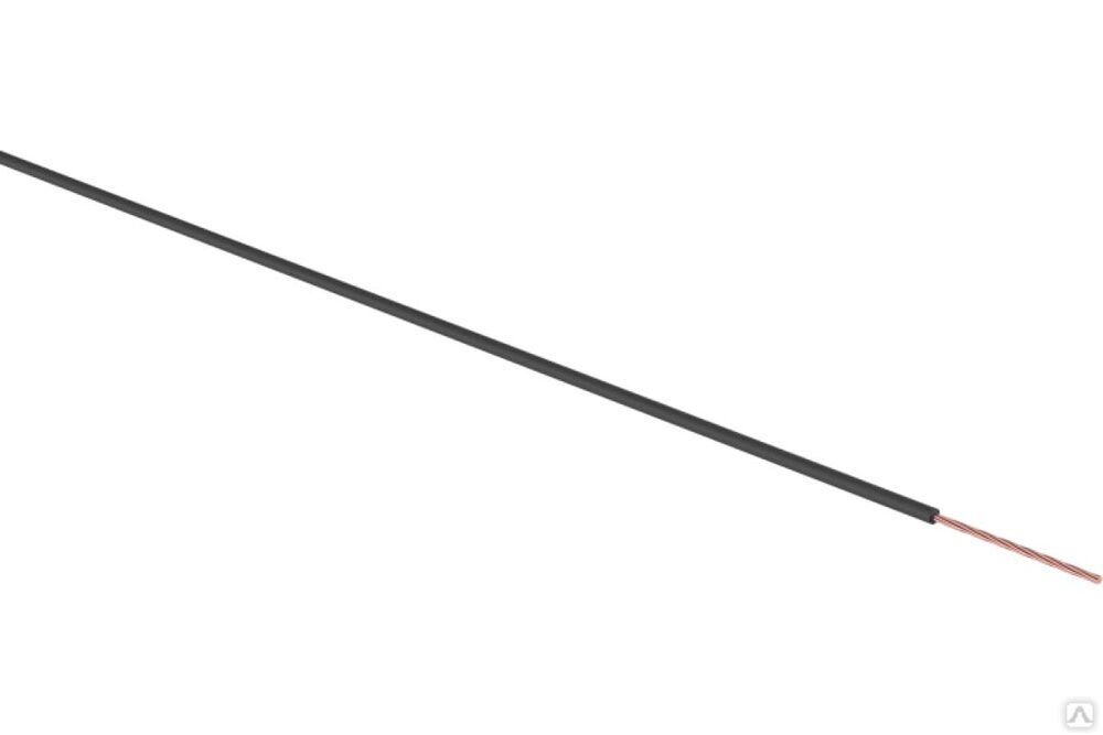 Автомобильный провод ПГВА/ПВАМ 1x1,50 мм черный, бухта 5 метров 01-6536-2-5 REXANT