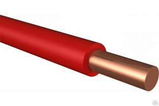 Провод ПуВ 1х4,0 ГОСТ на катушке (500 м), красный SQ0124-0035 TDM 