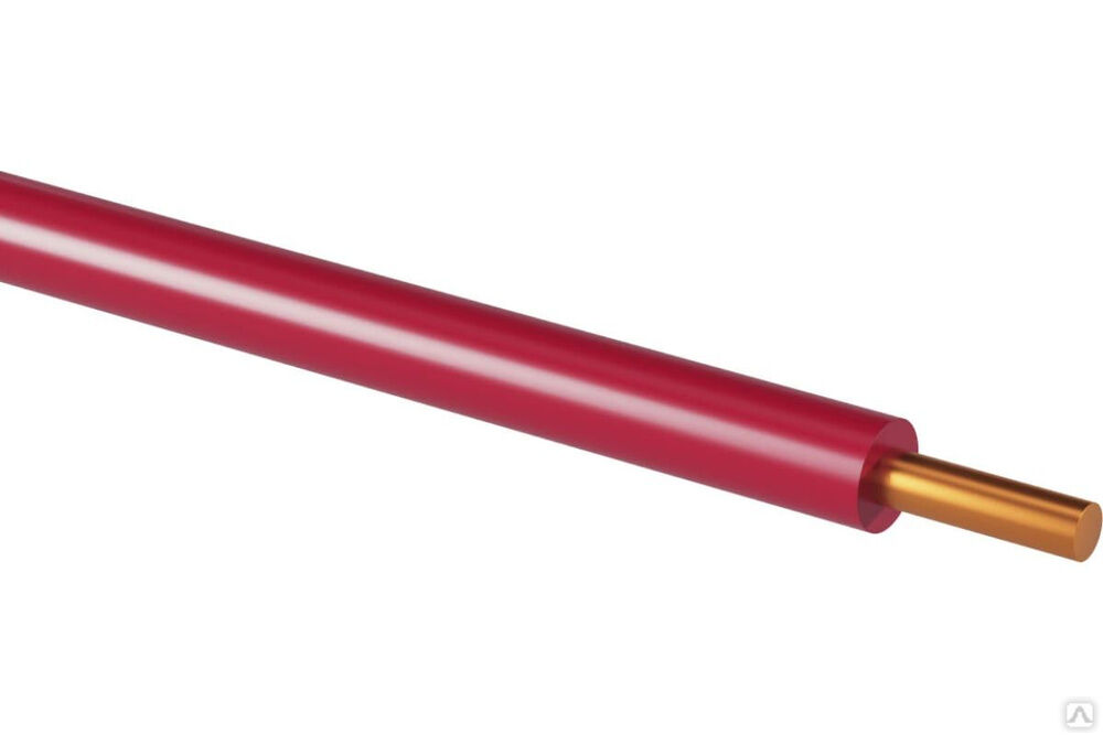 Провод ПуВ (ПВ-1) 1x0,75 ГОСТ (1000 м), красный SQ0124-0211 TDM