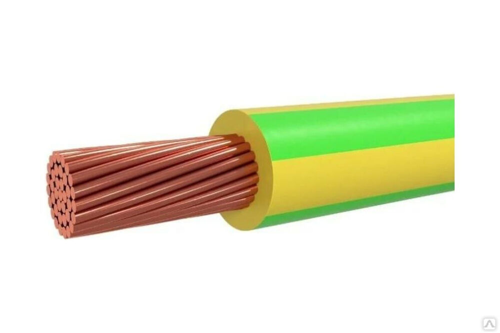 Провод ПуГВнг (А) -LS 1х0,75 ГОСТ (1000 м), желто-зеленый SQ0124-0761 TDM