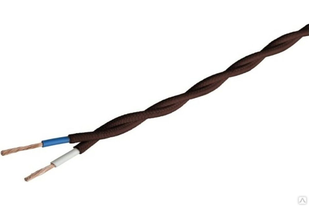 Силовой кабель Retro Electro ретро, 2х2,5, коричневый, длина бухты 20 2254730 RetroElectro 6