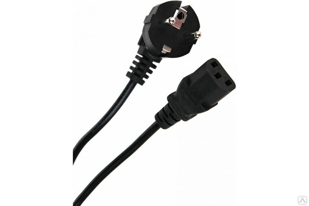 Компьютерный кабель AOpen/Qust розетка 220 V угловая Евровилка VDE 3Gх0,5mm2 Aopen ACE021-1.8M