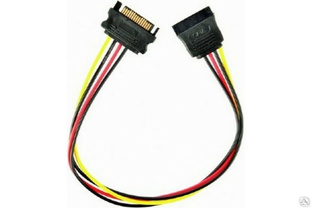 Удлинитель кабеля питания Cablexpert, 15pin/15pin, 30 см SATA CC-SATAMF-01 