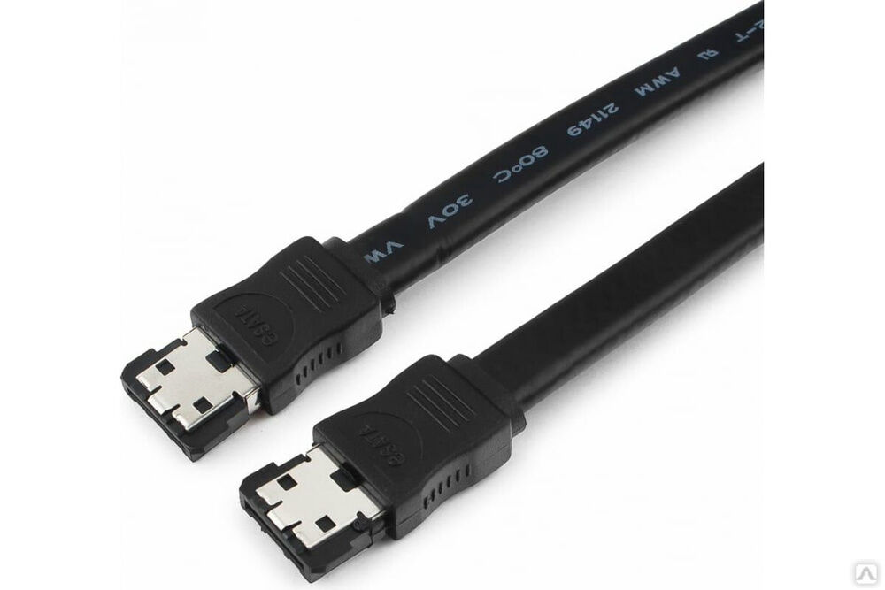 Интерфейсный кабель Cablexpert eSATA-eSATA 100 см, 7pin/7pin, пакет CC-ESATA-DATA-XL 2