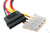 Кабель питания SATA Cablexpert molex 4pin/molex4pin+sata 15pin, 15 см, на 2 устройства CC-SATA-PSY2 #4