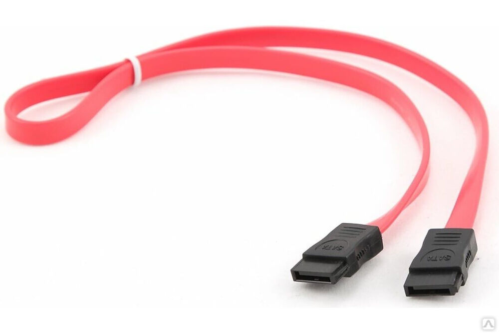 Интерфейсный кабель Cablexpert SATA 100 см 7pin/7pin пакет CC-SATA-DATA-XL