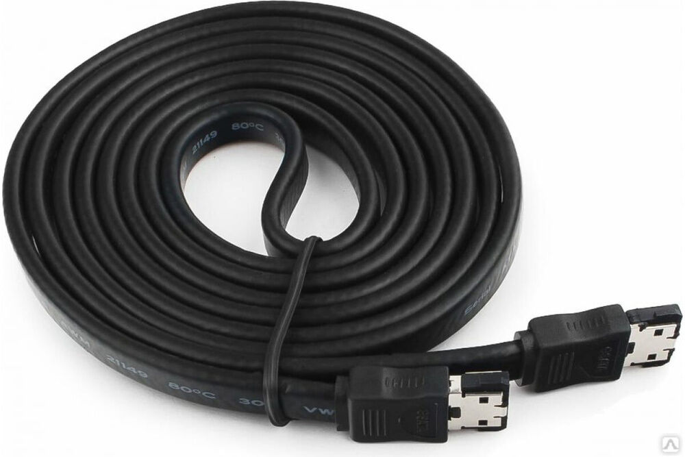 Интерфейсный кабель Cablexpert eSATA-eSATA 1.8 м, 7pin/7pin, пакет CC-ESATA-DATA-6