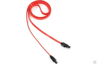 Интерфейсный кабель Cablexpert SATAIII 80 см 7pin/7pin защелка пакет CC-SATAM-DATA-0.8M #1