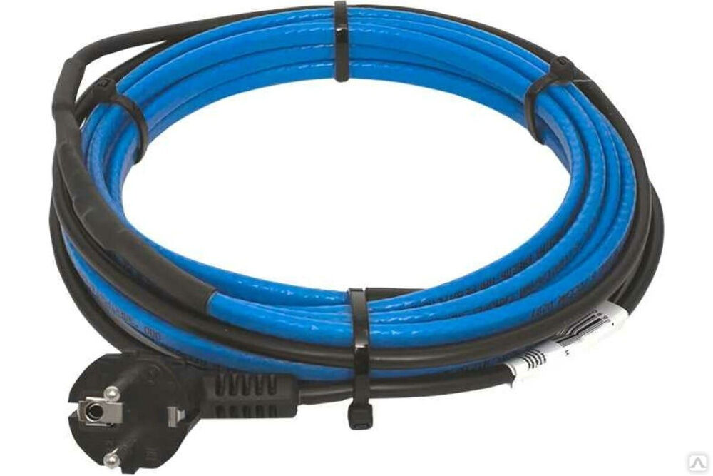 Саморегулирующийся нагревательный кабель EKF StopFrost Inside 15 Вт/м, для обогрева трубопроводов, 2 м SFI-15-2