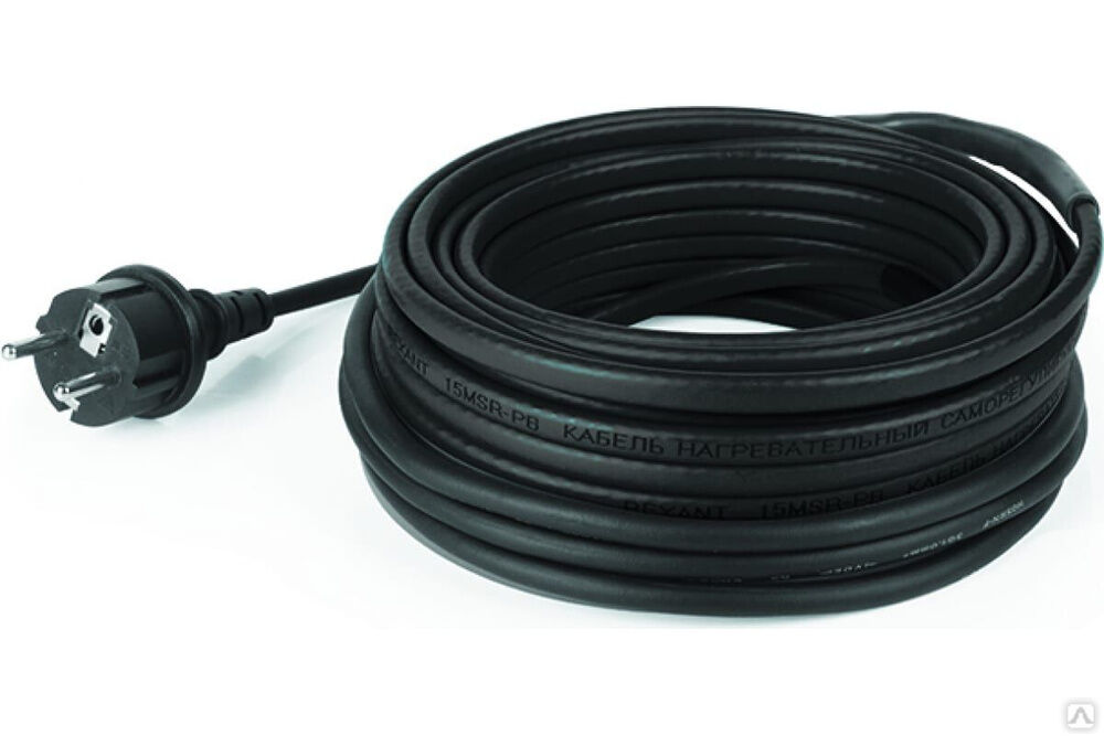 Греющий саморегулирующийся кабель Rexant POWER Line 30SRL-2CR 20M 20м/600Вт 51-0659