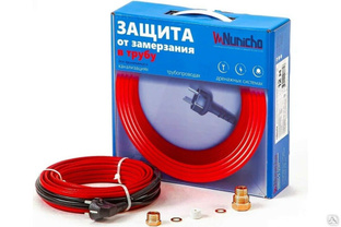 Греющий кабель в трубу Nunicho 10 Вт/м 30 м, с конусным сальником 1/2 и 3/4 14090130 #1