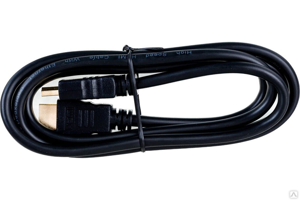 Кабель Cablexpert HDMI CC-HDMI4-5, 1.5 м v2.0, 19M/19M черный позолоченный разъем, экран, пакет CC-HDMI4-5