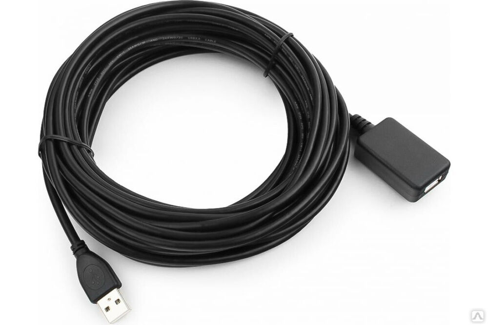 Активный кабель удлинитель Cablexpert USB 2.0 AM/AF, 10 м UAE-01-10M